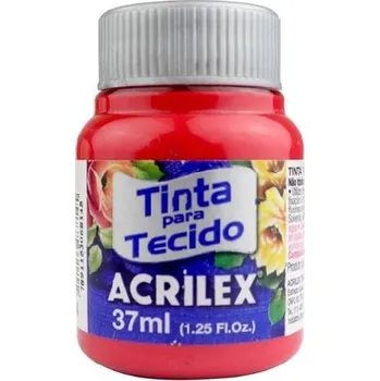 Speciální výtvarná barva Acrilex Barva na textil 37ml - vánoční červená 984