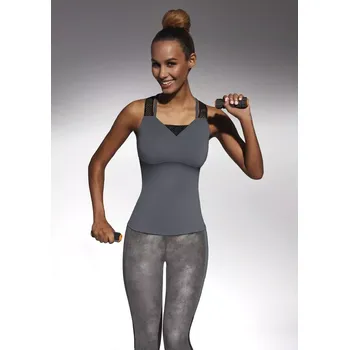 Sportovní top Flint-Top 50 - Bas Bleu černá/ecru L