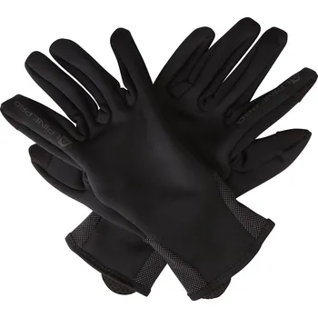 Rukavice Pánské softshellové rukavice ALPINE PRO Windbarrier Dag černé Velikost: S