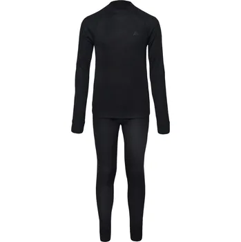 Set dětského termoprádla Dětský Set termoprádla MARTES ESSENTIALS MORSIN JR SET M000181044 – Černá 140