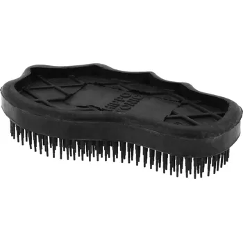 Čištění pro koně HIPPO-TONIC Kartáč masážní Hippotonic, s jemnými hroty, černý