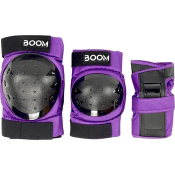 Set chráničů Boom Classic M fialový