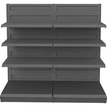 Dílenský regál Regalydoskladu Prodejní policový regál Basic: výška 225cm/ šířka: 200cm RAL 7016