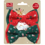 Motýlek Dog Fantasy Winter Tale vánoční 2ks