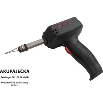 Kleště Akupájka Soldinger PC-100 model B v kufříku s pájkou a kalafůnou