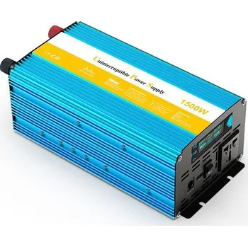 HOULI Power Inverter měnič napětí z 12V na 230V, 1500W/3000W, funkce UPS, čistá sinusoida, doprava ZDARMA!
