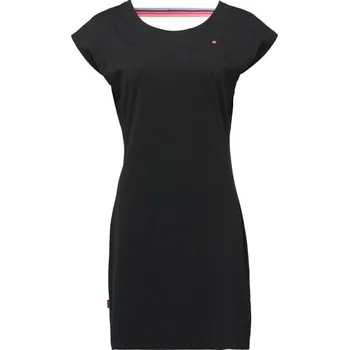 Dámské šaty Dámské šaty LOAP AUBRIETA L Černá, Růžová