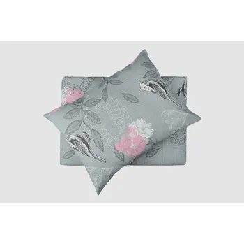 Povlečení Bavlněné povlečení PLUS prodloužené PARANA šedé