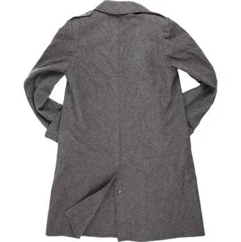 Pánský kabát Kabát švýcarský vlněný dvouřadé knoflíky