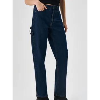 Dámské džíny Sinsay - Tesařské džíny - námořnická modrá - 891FI-95J - 891FI-95J-40