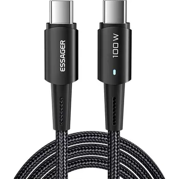 Datový kabel Essager Sunset USB-C / USB-C 2.0 5A, 100W, 2m