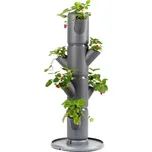 Gusta Garden SISSI STRAWBERRY starter samozavlažovací truhlík 4 patra, antracit