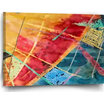 Obraz Sablio Obraz Barevné čáry - 60x40 cm