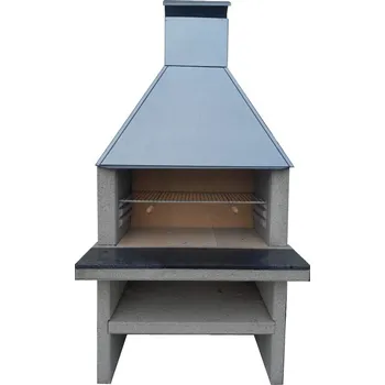 Zahradní krb Fajermon zahradní krb se šamotovým topeništěm, Barva Bílá 28