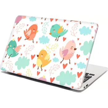 samolepka Sablio Samolepka na notebook Oblak s ptáčky - 29x20 cm