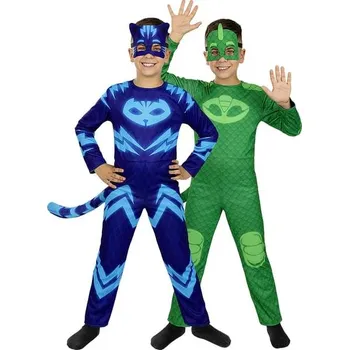 Funiglobal - Oboustranný kostým Kočičák a Gekko - Pyžamasky - 3-4 years