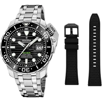 Hodinky Festina Swiss Made 20043/6 + náhradní řemínek + prodloužená záruka 5 let + možnost výměny do 190 dní + zkrácení řemínku zdarma + doprava zdarma