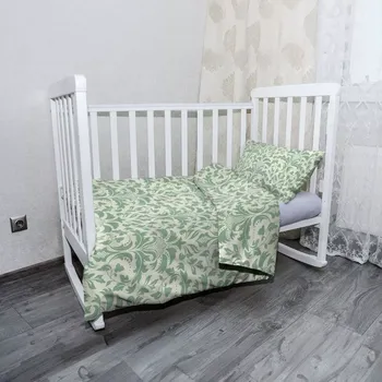 Povlečení Sablio Dětské povlečení do postýlky Královská zeleň - 130x90 / 40x60