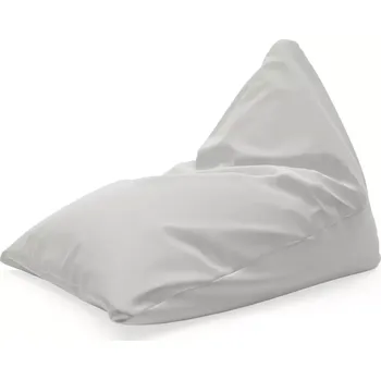 Sedací pytel Sablio Sedací vak Triangl Ledově šedá: 120 x 100 x 100 cm