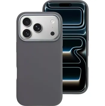 Pouzdro na mobilní telefon Kryt Forcell F-Protect Frame MagSafe iPhone 17 Pro šedý (Forcell F-Protect Frame Premium pouzdro, obal a kryt pro Apple iPhone 17 Pro – Grey s liquid silikonem a podporou MagSafe)