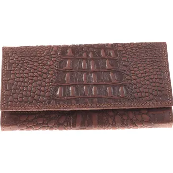 Peněženka Dámská luxusní kožená peněženka KUBÁT | hnědá | 733632 Kroko