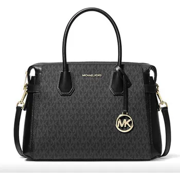 Kabelka Michael Kors medium Mercer belted logo černá