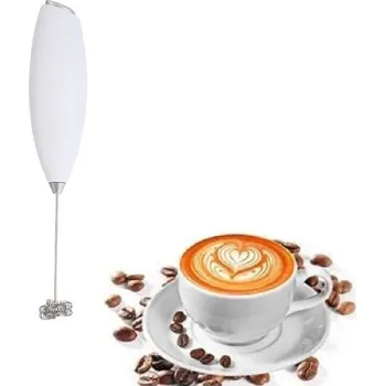 CaféCraft elektrický tyčový napěňovač mléka, bílá