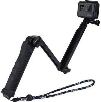 Selfie tyč Puluz 3-Way Grip/Arm/Tripod držák pro GoPro a další akční kamery