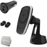 Scosche MagicMount Pro Charge4 Window/Dash magnetický nabíjecí Qi držák