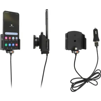 Brodit držák do auta na Samsung Galaxy S22, v pouzdru, nastavitelný, s nabíjením z CL/USB, doprava ZDARMA!