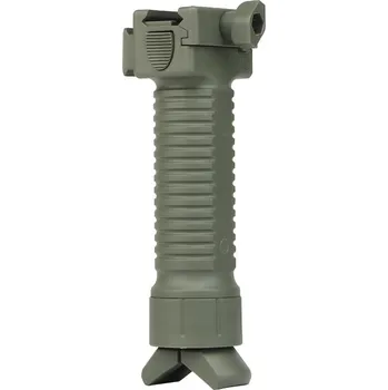 Airsoft Imperator Tactical Teleskopická rukojeť - dvojnožka pro běžné RIS lišty - olivová
