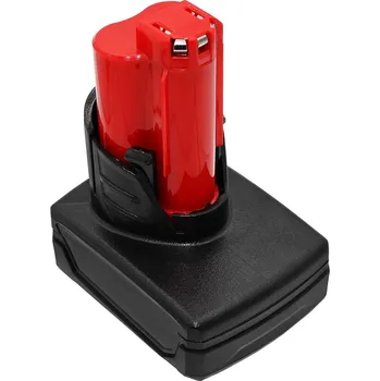 Baterie pro Milwaukee M12 REDLITHIUM XC 4.0 (ekv. M12 B3 XC, M12 B4 XC), 12 V, 6 Ah, Li-Ion