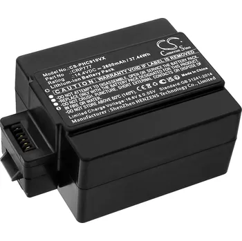 Domácí spotřebič Baterie pro Iclebo Free, Plus, Pro, Ycr-M04-02r, Philips Crp777 a další, 2600 mAh