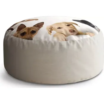 Taburet Sablio Taburet Circle Štěňátka a koťátka: 38x48 cm