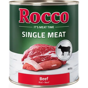 Krmivo pro psa 6x800g Rocco Single Meat - hovězí