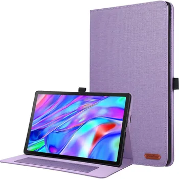 Pouzdro na tablet VSECHNONAMOBIL 128637 FABRIC Zaklápěcí obal pro Lenovo Idea Tab Plus / Tab K12 fialový