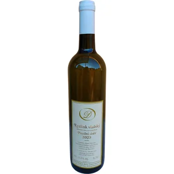 Víno Ryzlink vlašský 2023 Pozdní sběr - 0,75 l