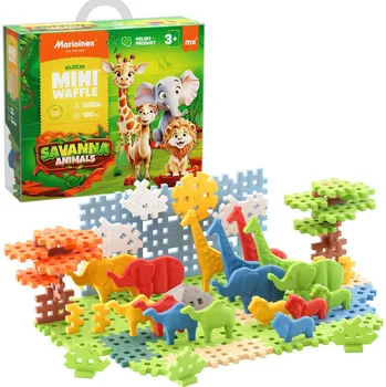 ostatní stavebnice Stavebnice Mini Waffle Savanna 100 dílků Marioinex