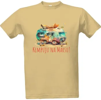 Tričko s potiskem Kempuju na Marsu! pánské