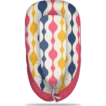 Hnízdečko pro miminko Sablio Hnízdečko pro miminko Barevné křivky