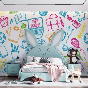 Tapeta Sablio Tapeta Barevná škola - 336x220 cm