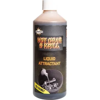 Návnadové aroma Dynamite Baits Liquid Attractant Hot Crab&Krill 500 ml