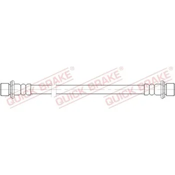 Brzdová hadice Brzdová hadice QUICK BRAKE 25.073