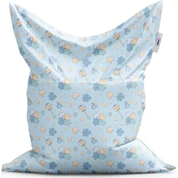 Sedací pytel Sablio Sedací vak Classic Puzzle a dudlíky: 150x100 cm