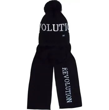 Dívčí tričko ČEPICE+ŠÁTEK 46-488 černobílý 52-56