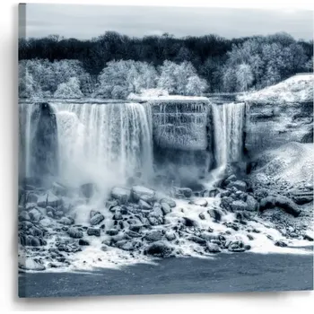 Obraz Sablio Obraz Černobílý vodopád - 50x50 cm