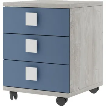 Dětská skříň Dětský kontejner modrý, cascina Mety square