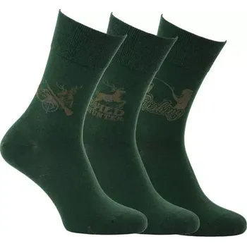 Pánské myslivecké ponožky Hunting - 43-46 / zelená / 1