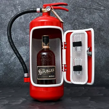 Rum Sablio Luxusní dárkový hasičák - Rum Republica Exclusive Božkov - Červený