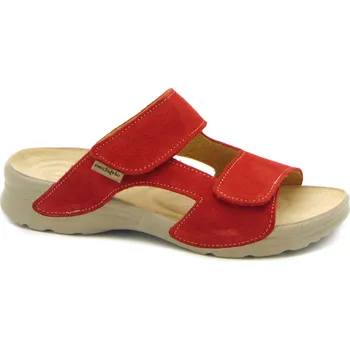 Dámská obuv MEDISTYLE zdravotní dámská pantofel MIRKA Barva: Červená, velikost: 42